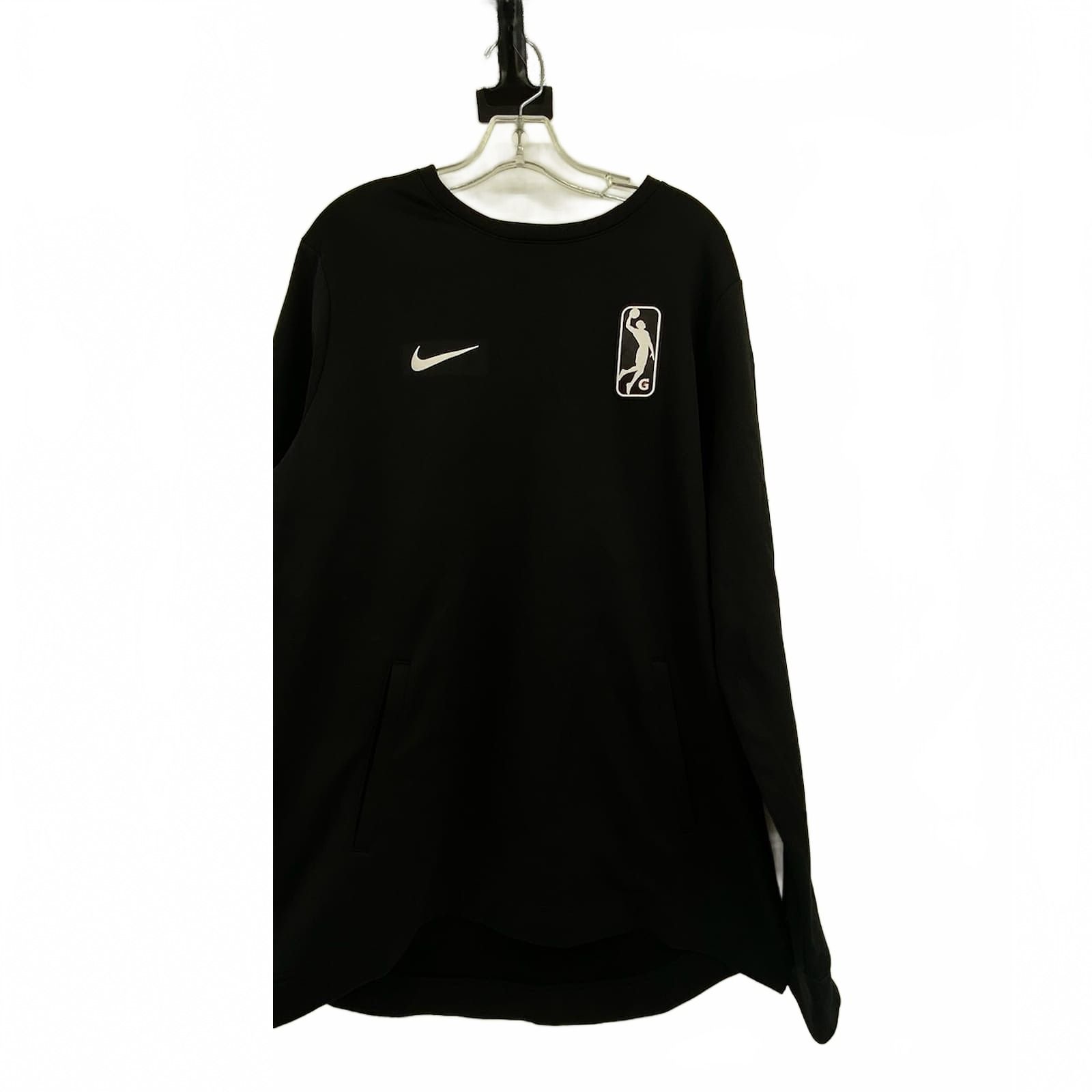 Nike Black Polyester Crewneck Pullover