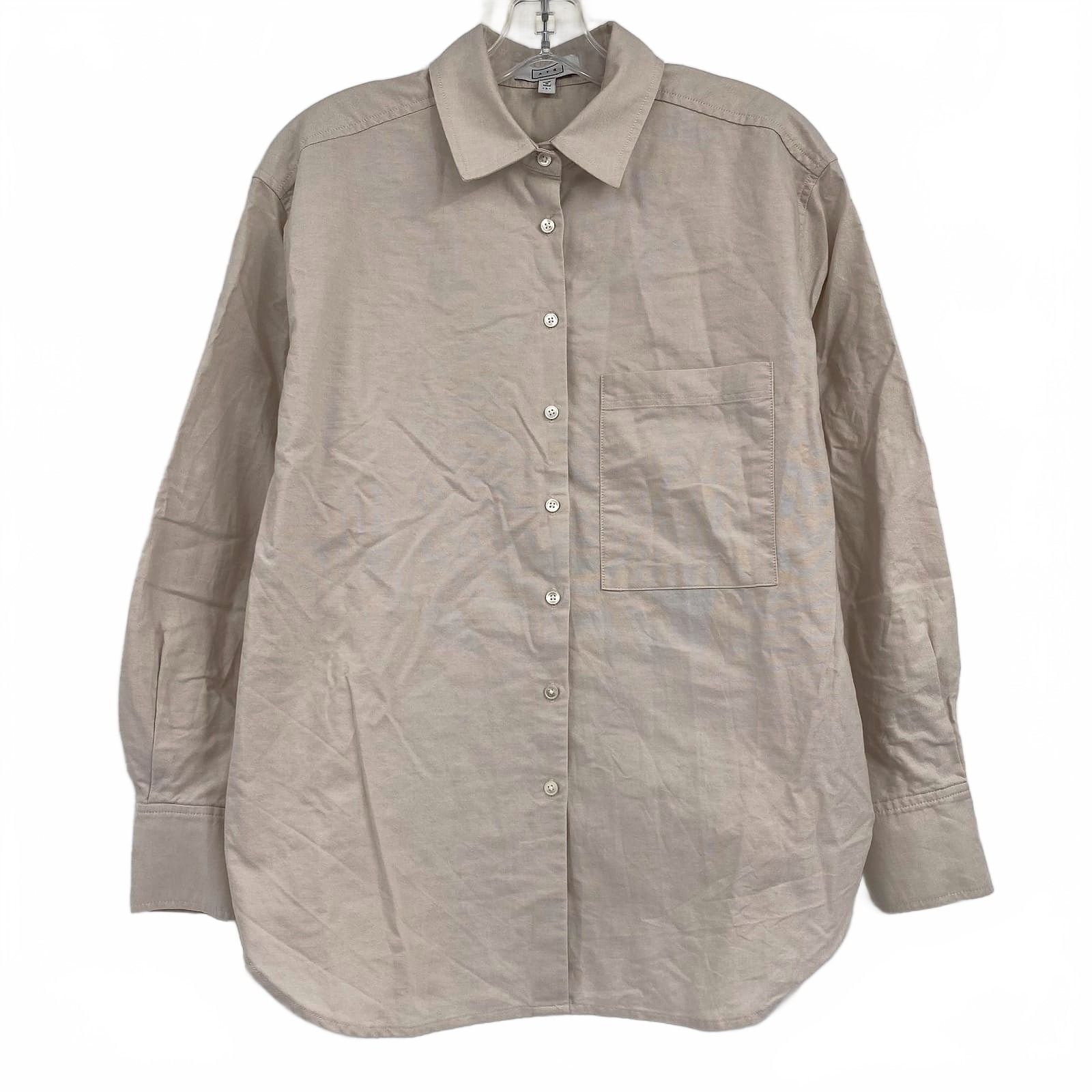 AYR Beige Button-Up Shirt