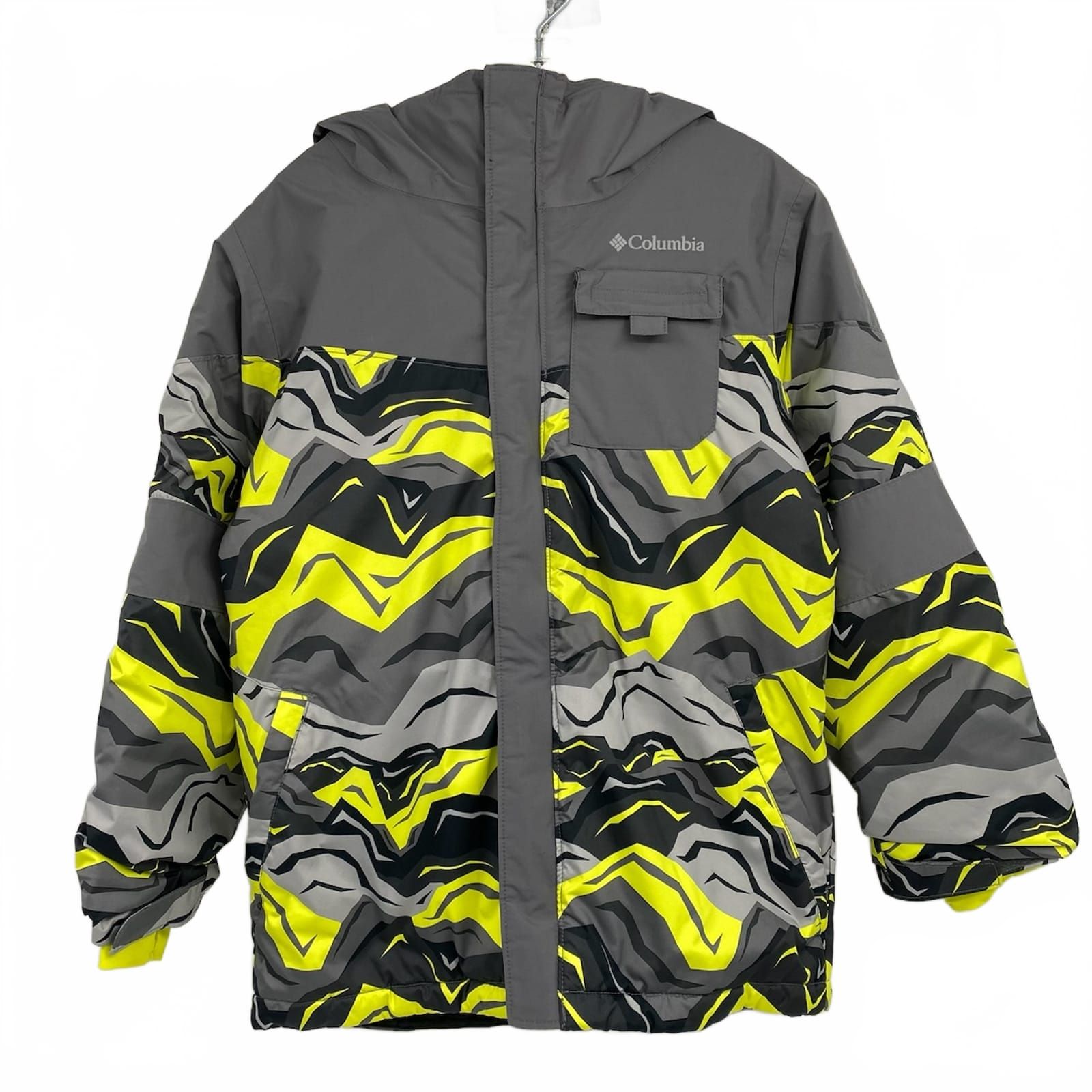Columbia Gray Green Snow Coat