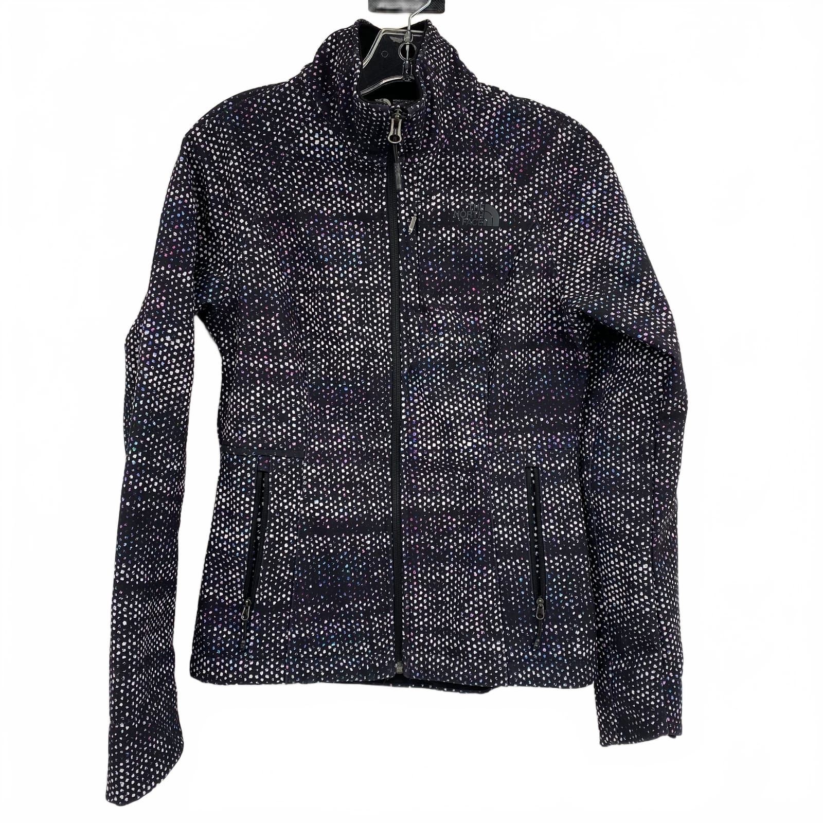 The North Face Black Polka Dot Synthetic Ski Jacket