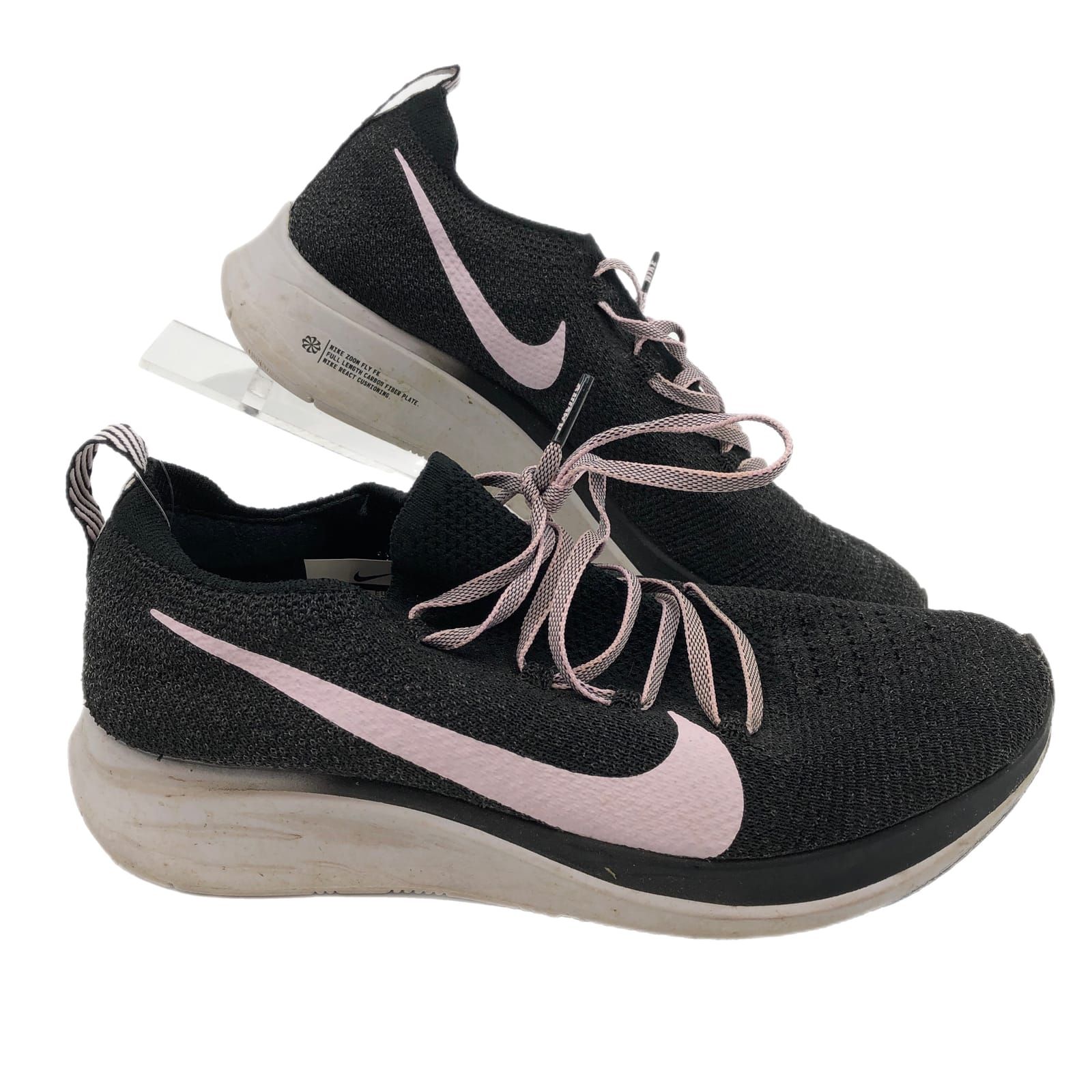 Nike Purple & Gray Lace-Up Athletic Shoes