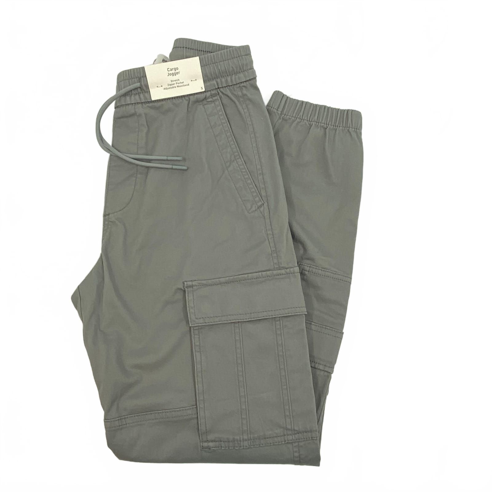 Hollister Gray Cotton-Polyester Joggers