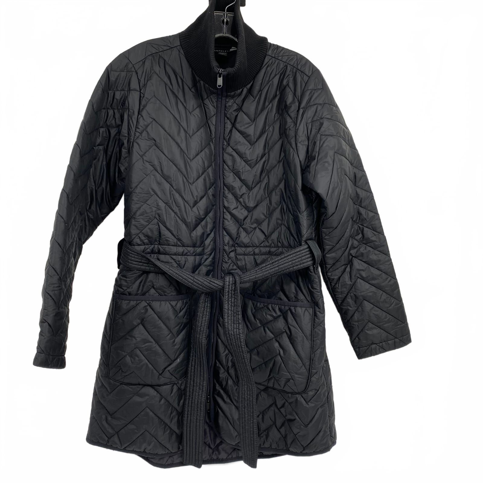 Athleta Mendocino Black Quilted Puffers
