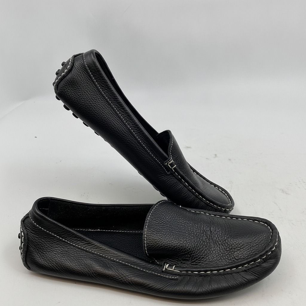 Tod's Black Leather Driver