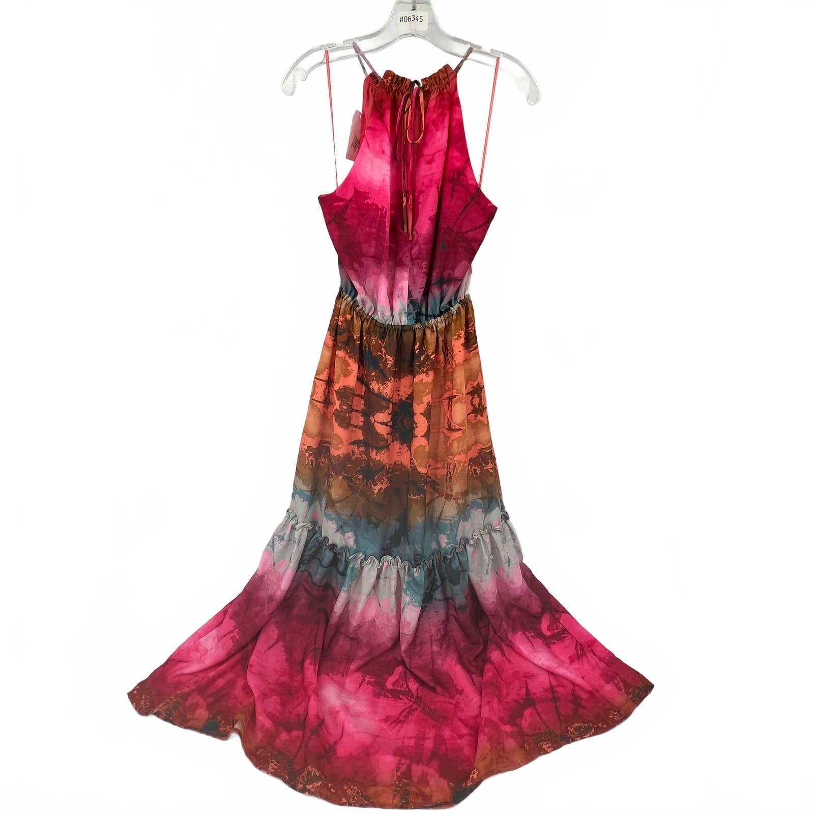 Adelyn Rae Multicolor Tie Dye Maxi Dress
