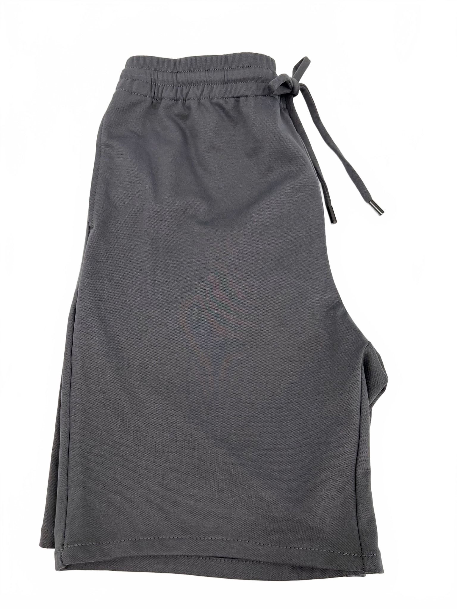 PAIGE Gray Shorts Elastic Waist Drawstring Pockets