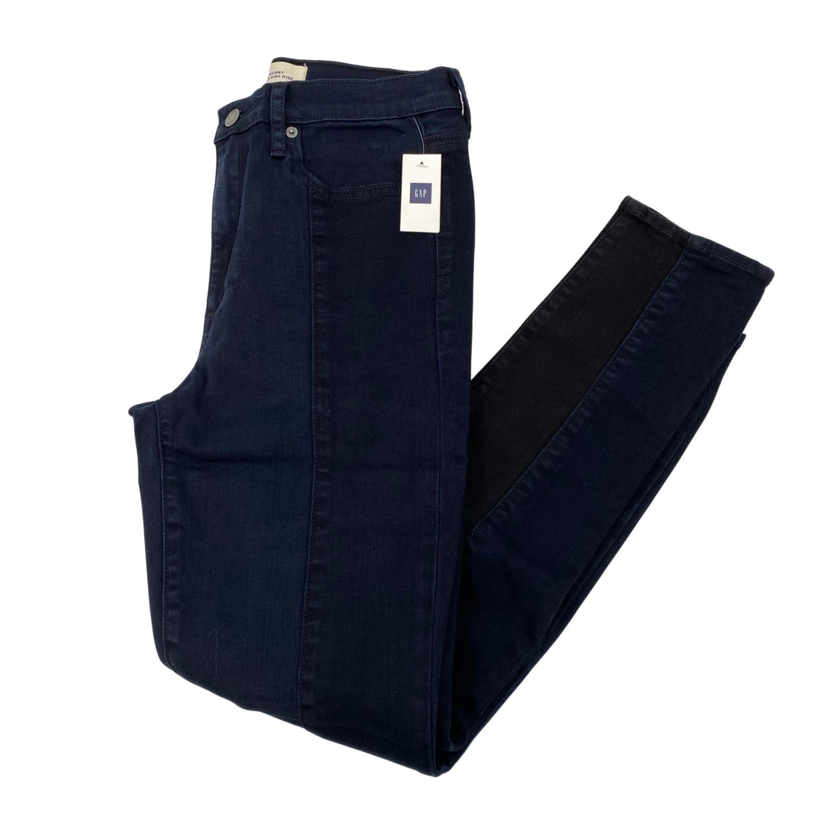 GAP Blue Cotton Blend Skinny Jeans
