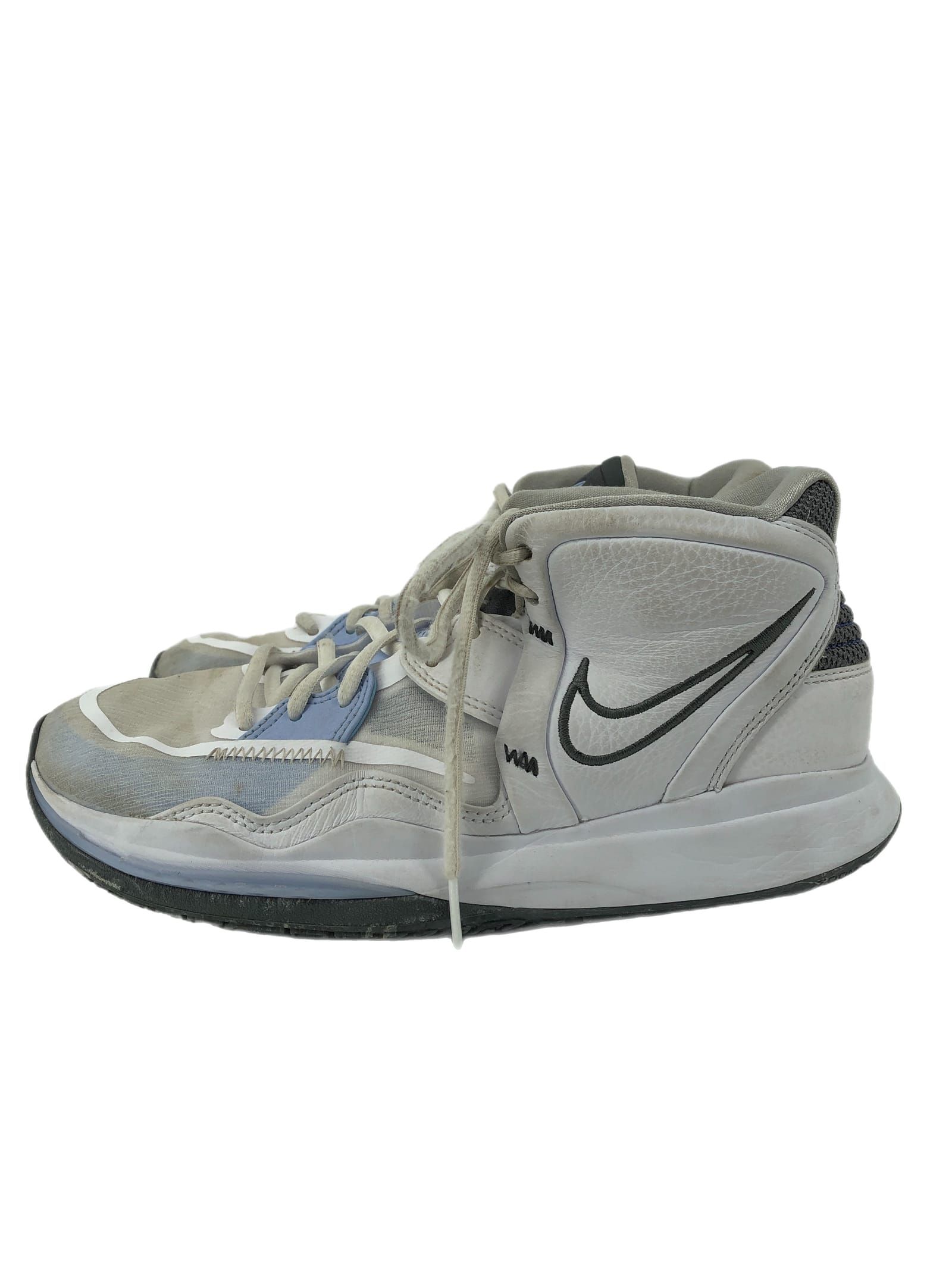 Nike White & Blue Basketball Shoes
