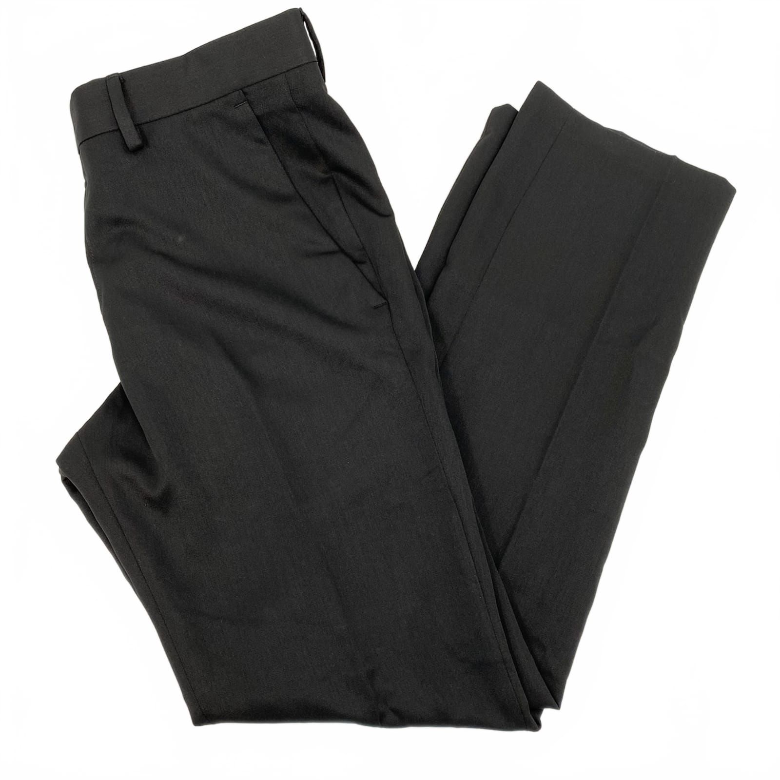 Reaction Kenneth Cole Black Slim Fit Dress Pants