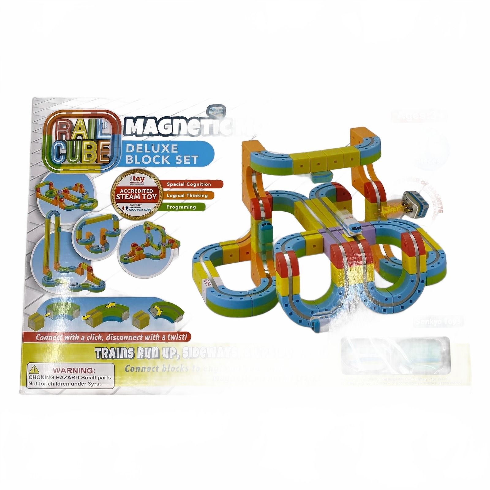 Sankyo Toys Magnetic Monorail Building Set