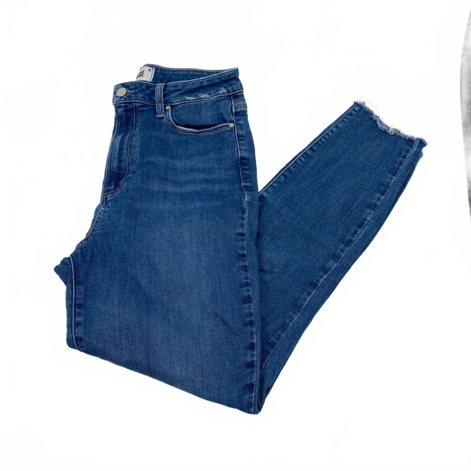 PAIGE Cheeky Blue Skinny Jeans