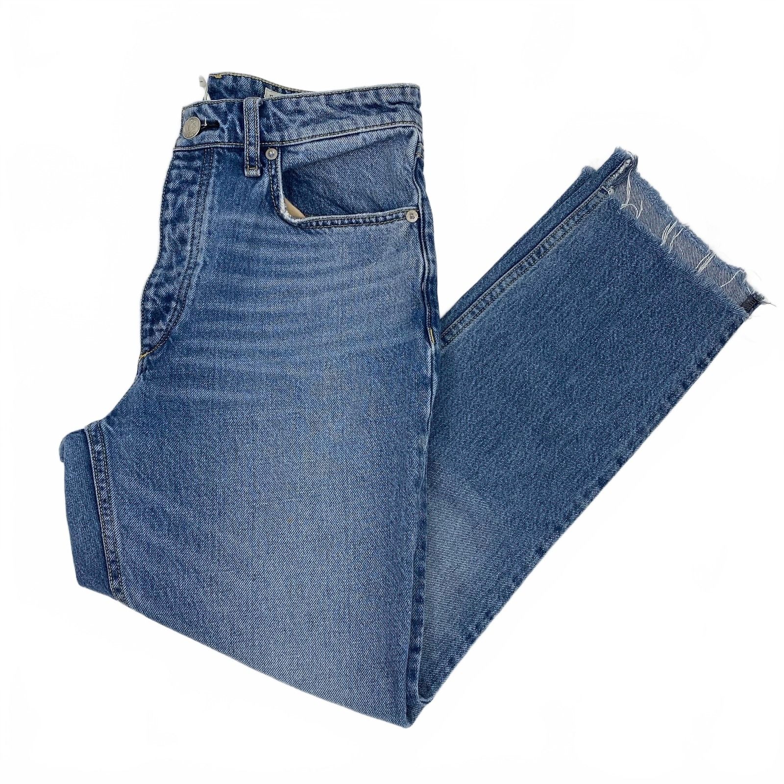 rag & bone Blue Jeans Nina high rise ankle cigarette