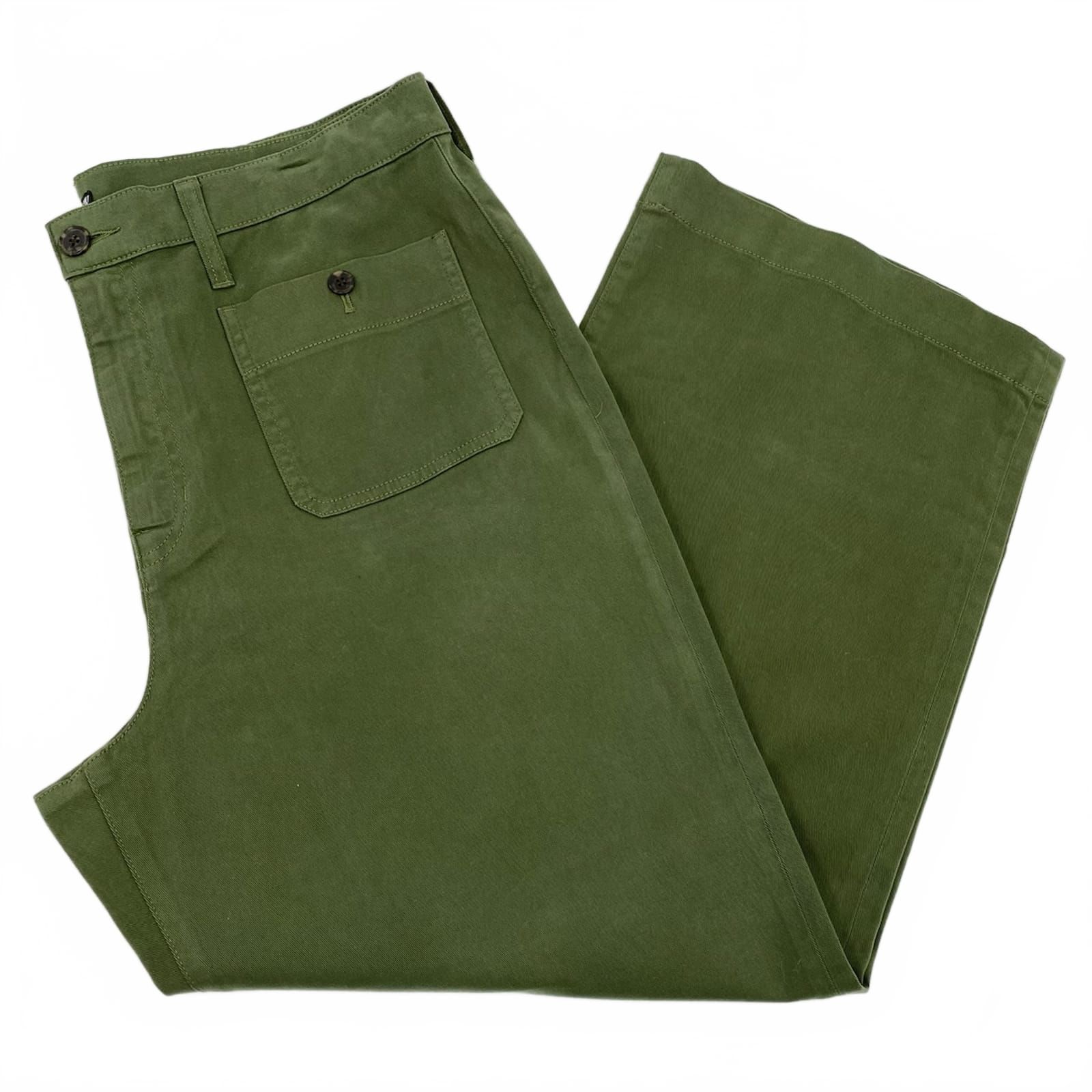 J. Crew Green Wide Leg Pants