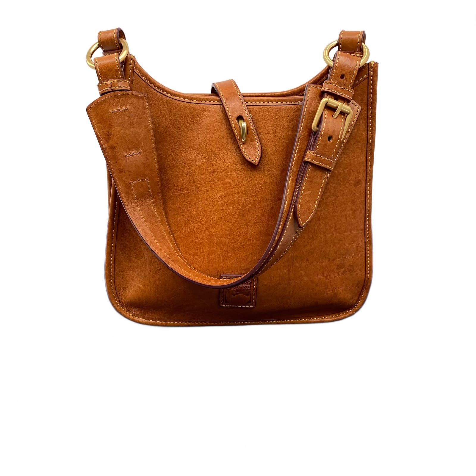 Dooney & Bourke Brown Leather Shoulder Bag