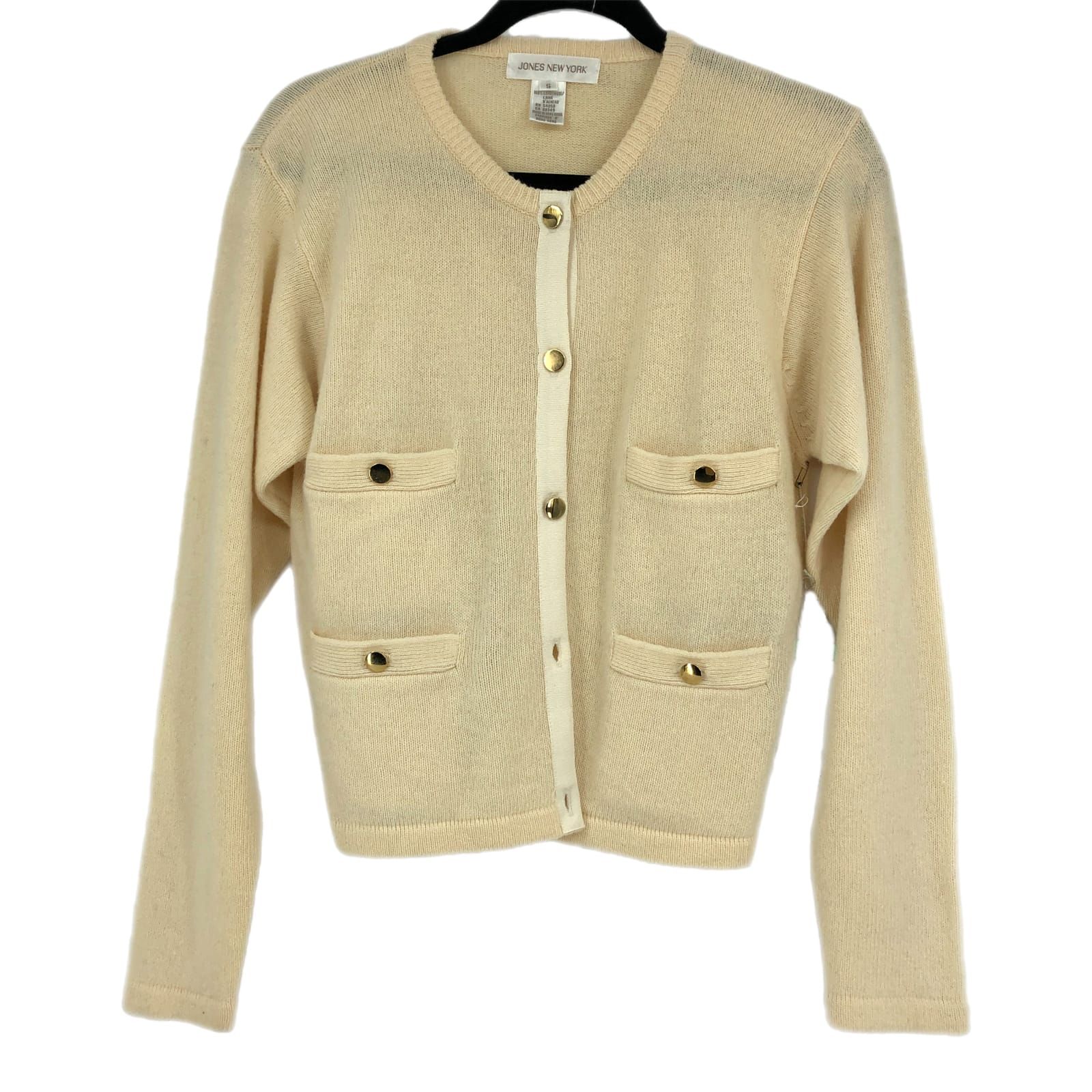 Jones New York Yellow Wool Sweater