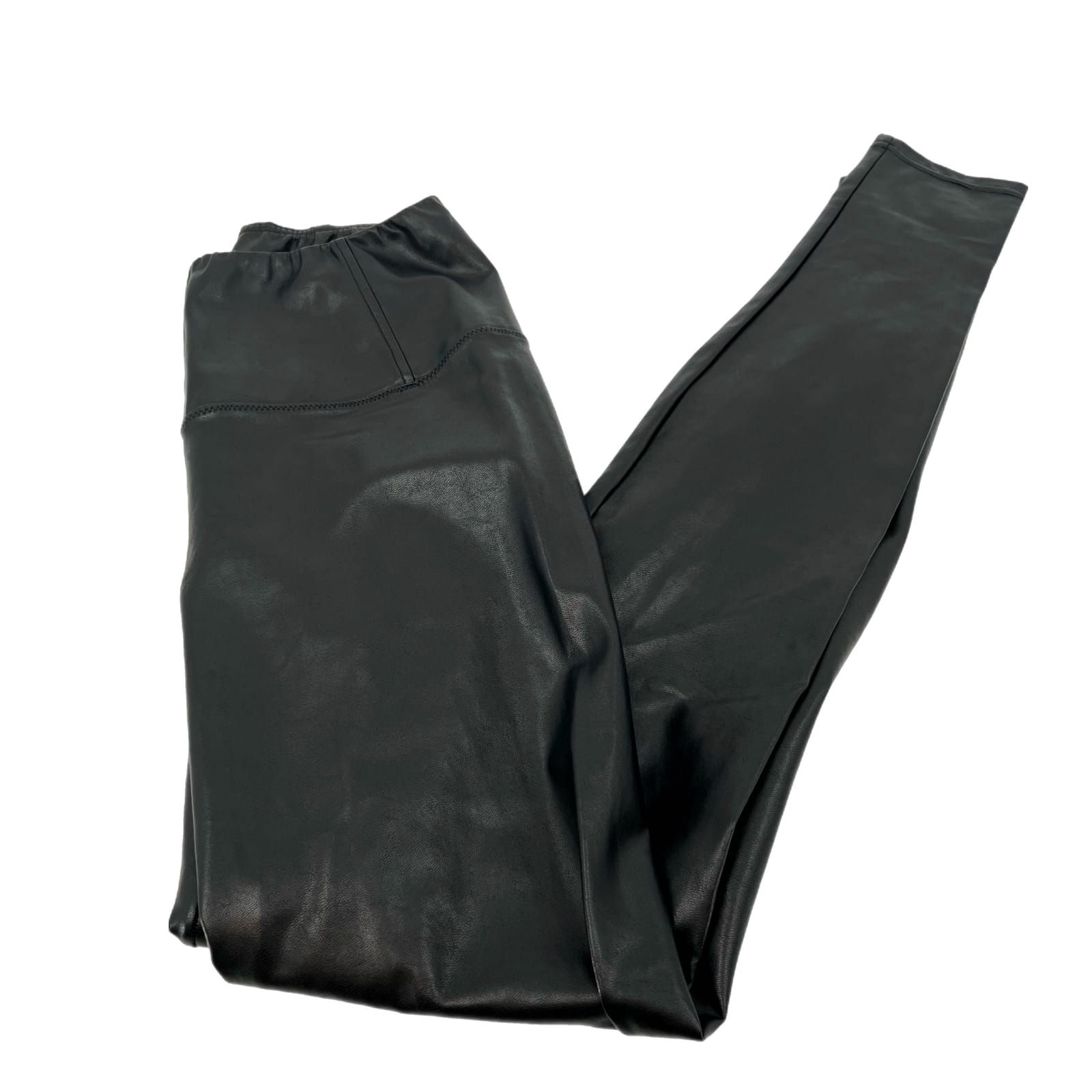 Wilfred Black Vegan Leather Skinny Pants