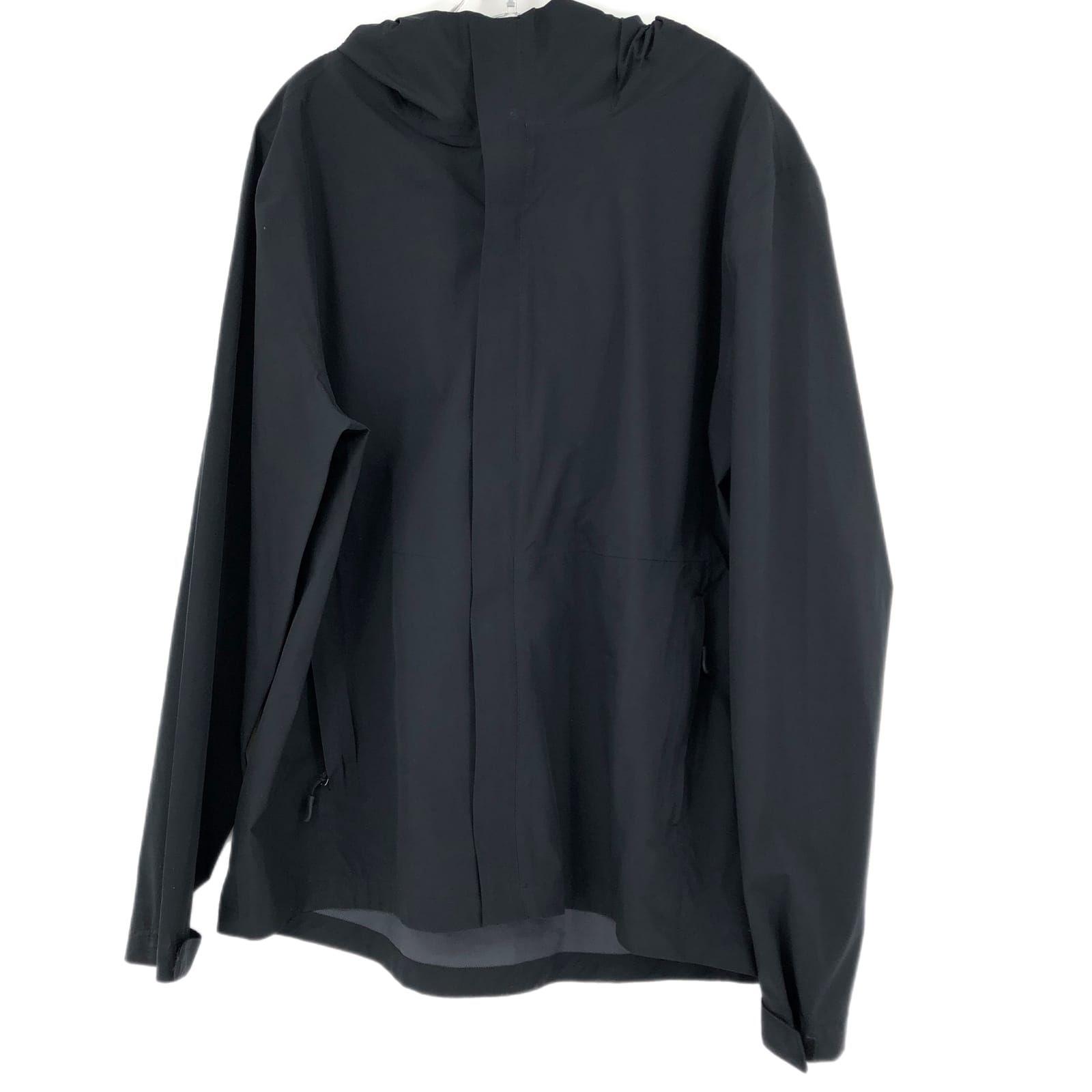 Classic Black Windbreaker Jacket