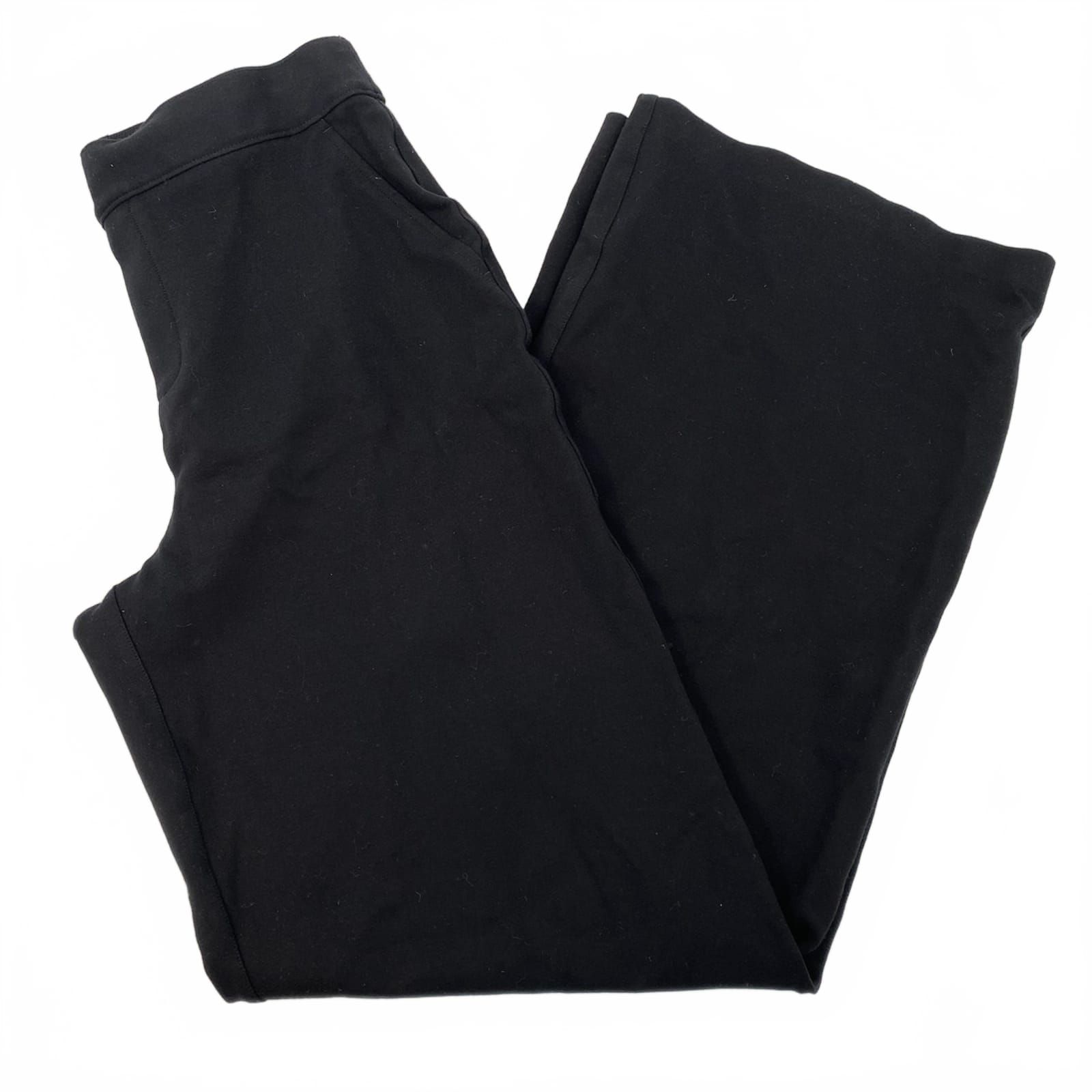 SPANX Black Ponte Wide Leg Pants