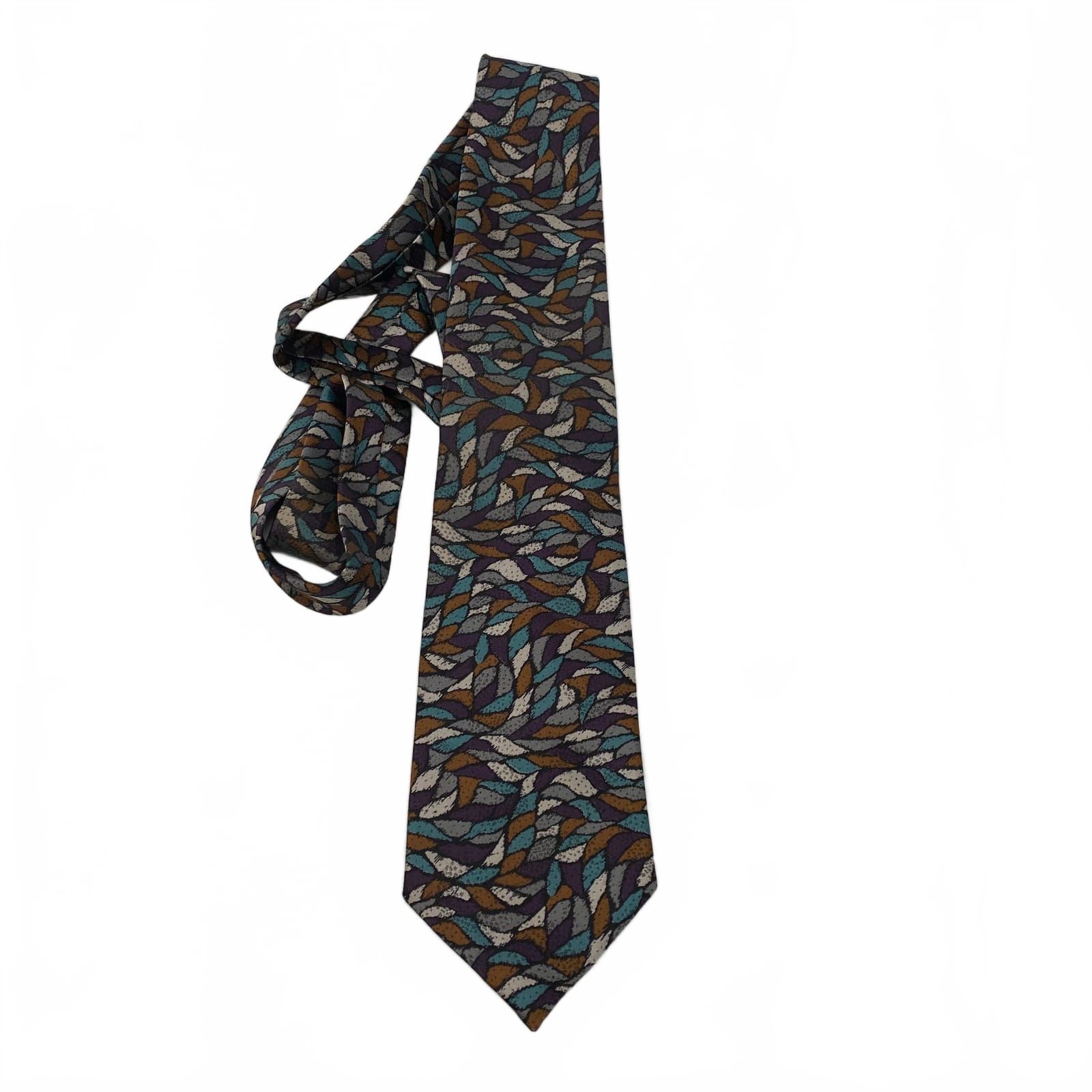 Christian Dior Tie Purple/Blue Satin Classic