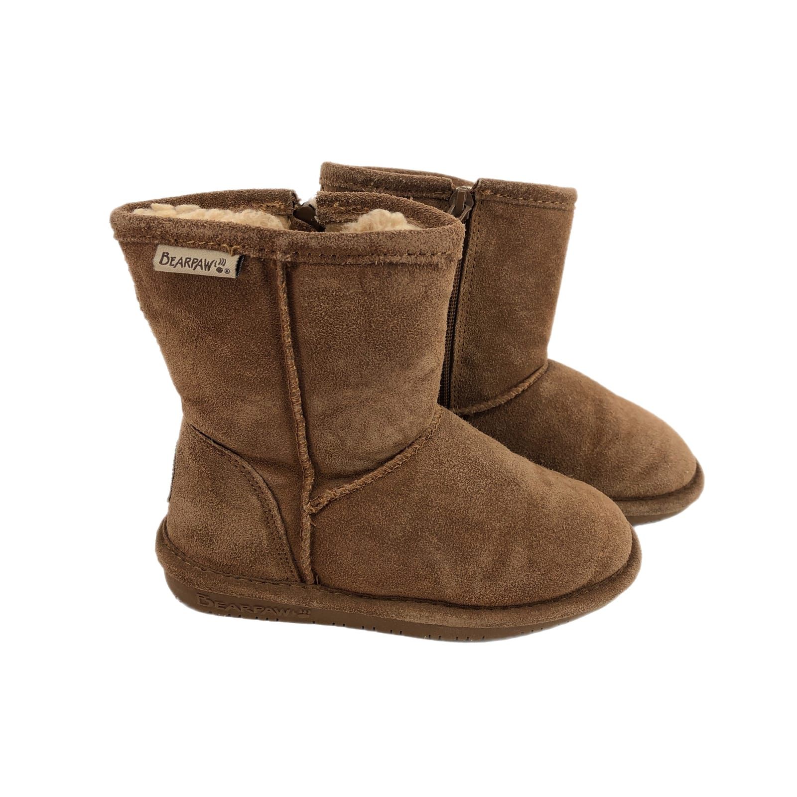 BearPaw Brown Suede Ankle Boots