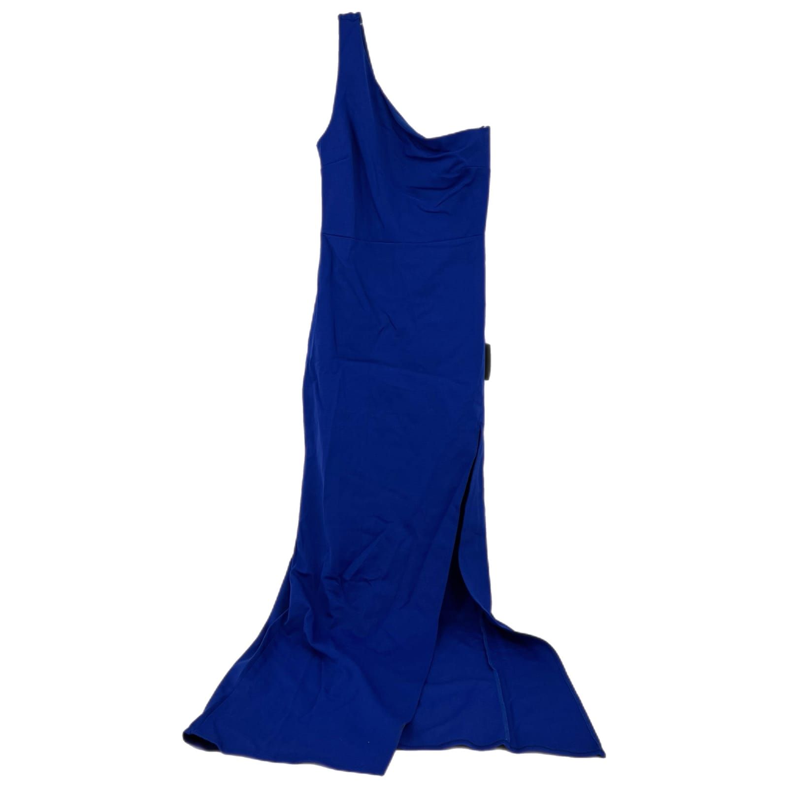 Lulus Blue One Shoulder Long Dress
