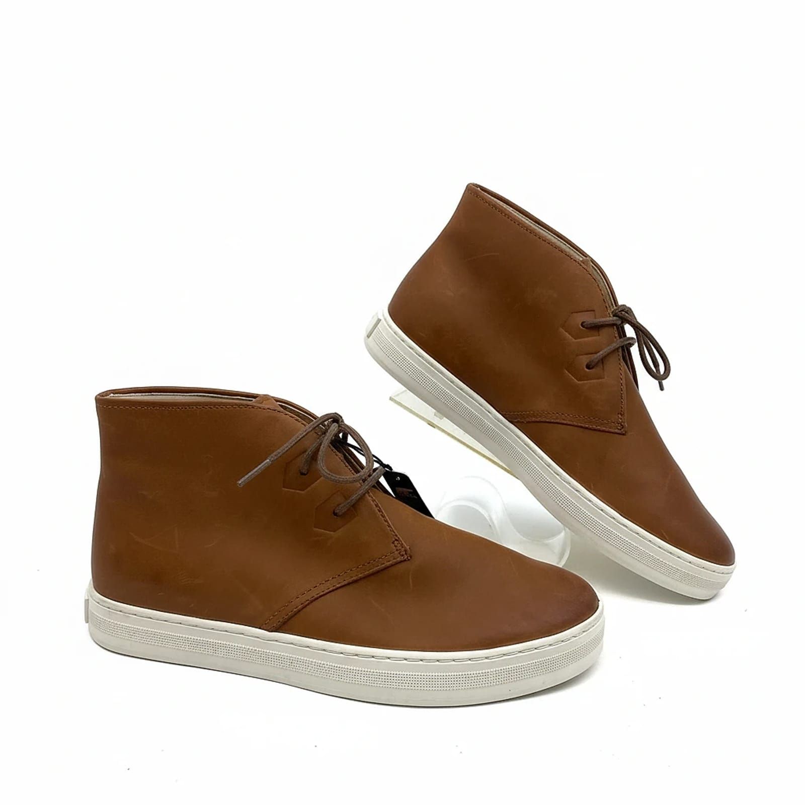Sorel Brown Leather Chukka Sneakers