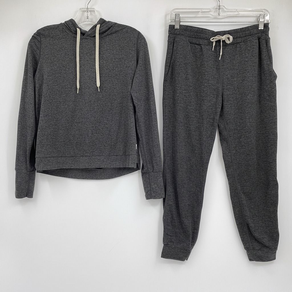 Vuori Gray Joggers & Hoodie Set