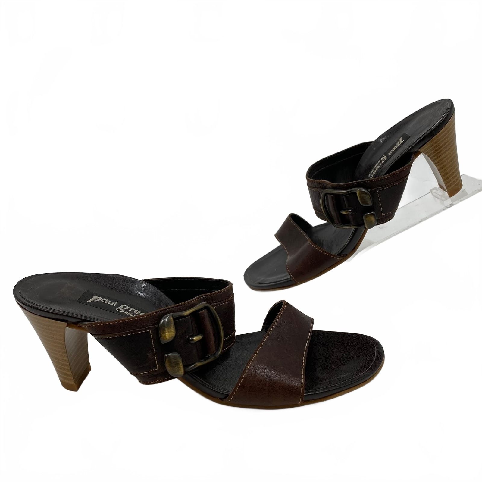 Paul Green Brown Leather Pump
