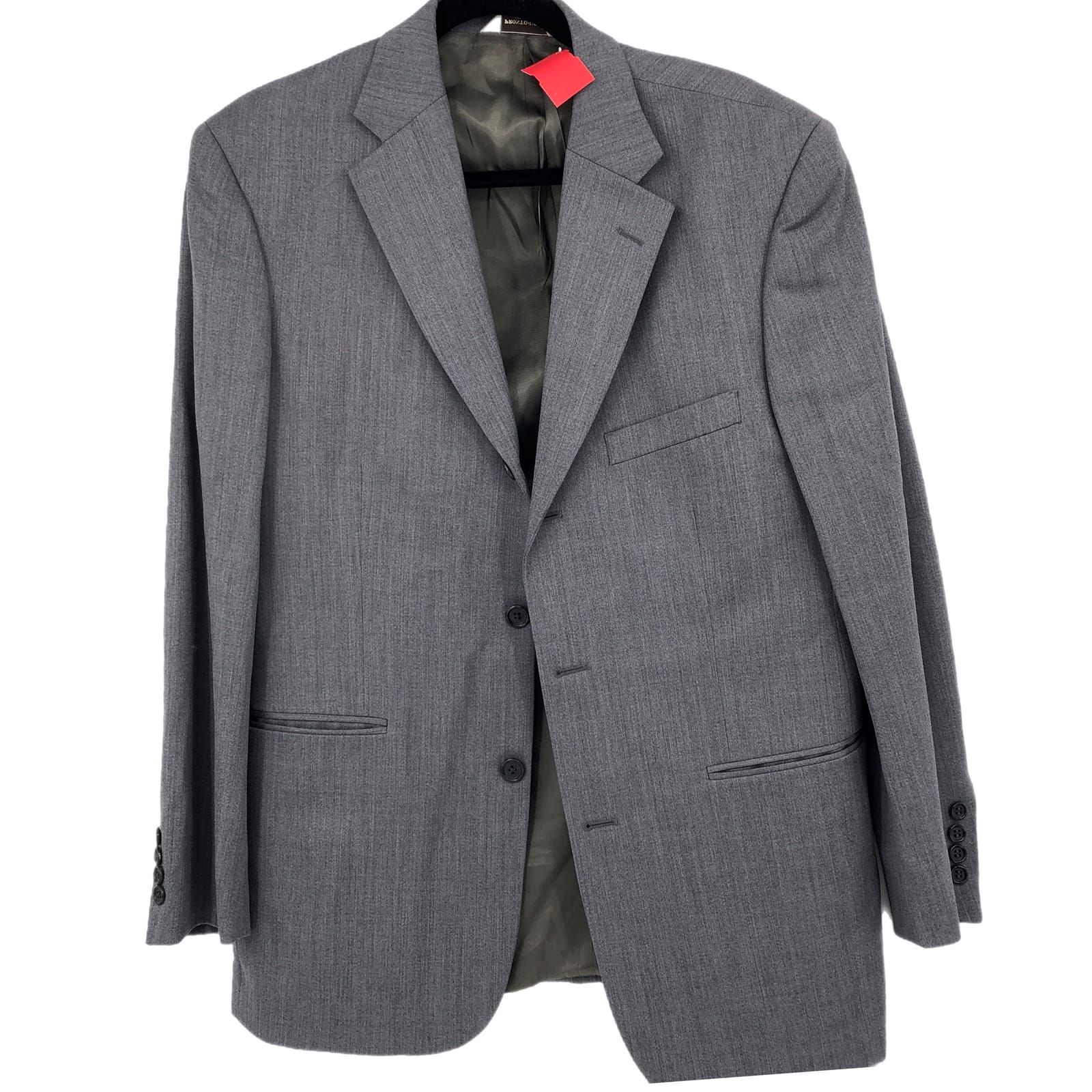 Pronto Uomo Gray 100% Wool Blazer