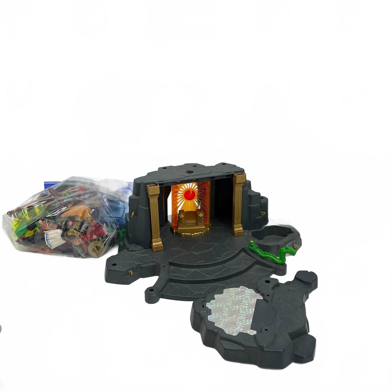 Playmobil Green Gray Toy Dragon Temple Set 3841